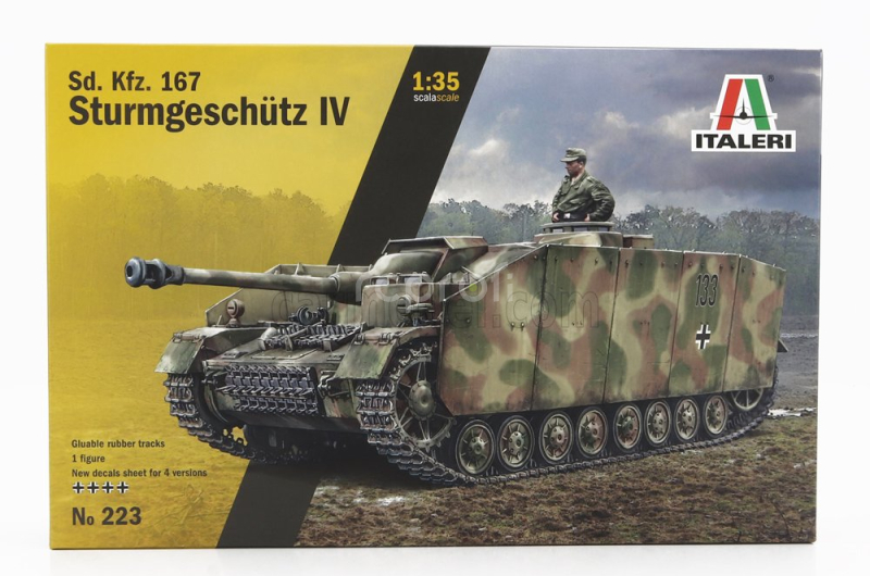 Italeri Tank Sd. Kfz. 167 Sturmgeschutz Panzer 1943 1:35 /