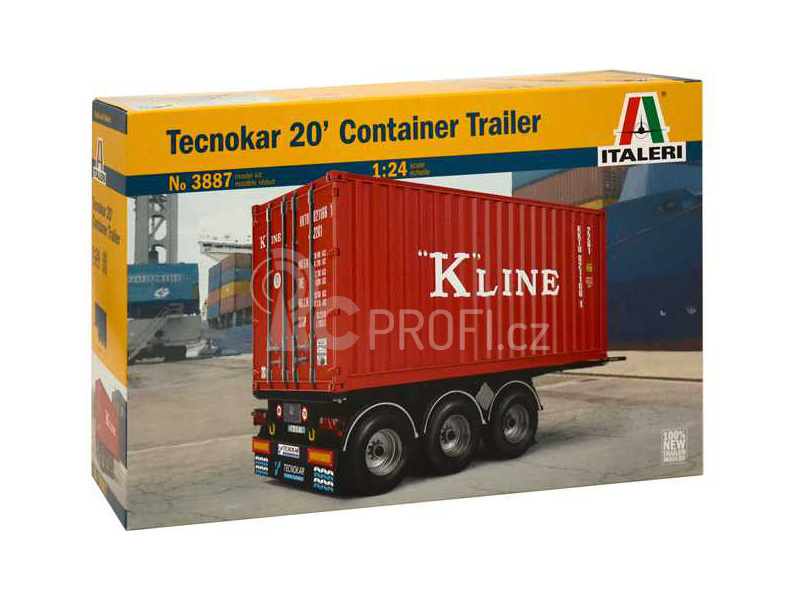 Italeri Tecnokar 20 Container Trailer (1:24)