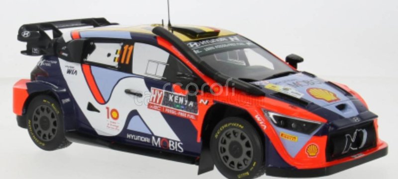 Ixo-models Hyundai I20n Rally1 Team Hyundai Shell Mobis Wrt N 11 5th Rally Safari Kenya 2024 Thierry Neuville - Martijn Wydaeghe 1:18 Různé