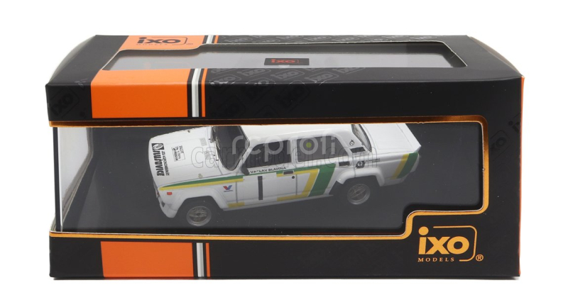 Ixo-models Lada fiat 2105 Vfts N 1 Rally Vltava Pribram 1988 V.blahna - P.schovanek 1:43 Bílá Zelená Žlutá