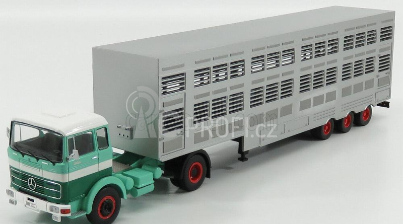 Ixo-models Mercedes benz Lps 1632 Přepravník zvířat 1970 1:43