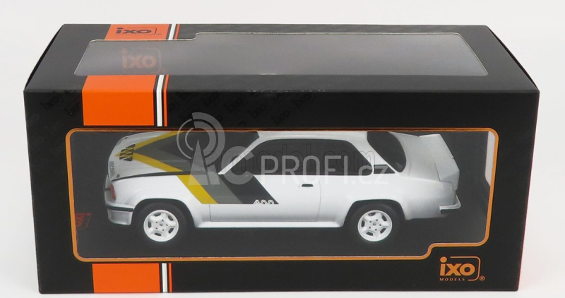Ixo-models Opel Ascona B 400 1982 1:18 Bílá Žlutá Šedá