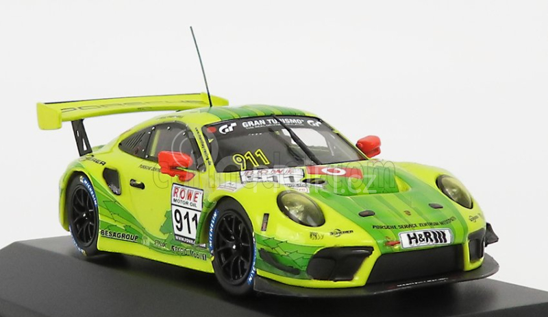Ixo-models Porsche 911 991-2 Gt3 R Team Manthey Racing N 912 1:43, žlutozelená