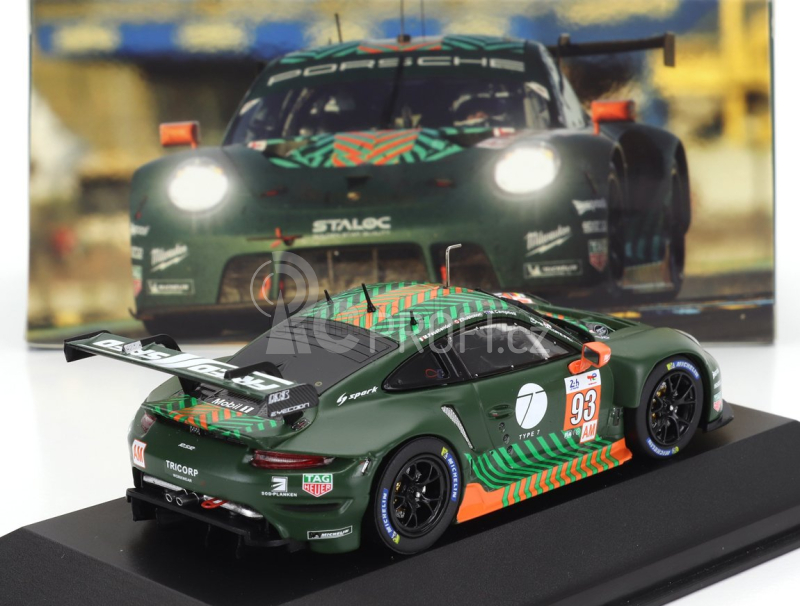 Ixo-models Porsche 911 991 Rsr-19 4.2l Team Proton Competition N 93 24h Le Mans 2022 Michael Fassbender - Matt Campbell - Zacharie Robichon 1:43 Zelená Černá