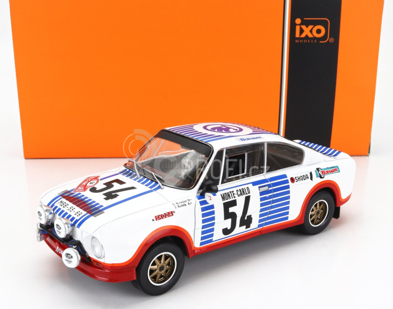 Ixo-models Škoda 130rs Team Skoda (night Version) N 54 1:24, bílá