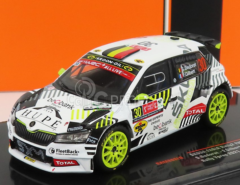 Ixo-models Škoda Fabia Rally2 Evo N 30 Rally Ypres 2021 1:43