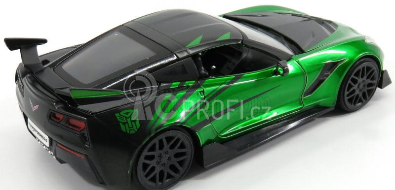 Jada Chevrolet Corvette C7 Coupe Stingray 2014 - Crosshairs Transformers V 1:24