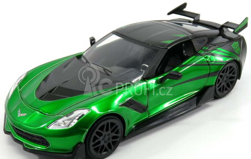Jada Chevrolet Corvette C7 Coupe Stingray 2014 - Crosshairs Transformers V 1:24