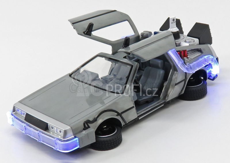 Jada De lorean Time Machine - Návrat do budoucnosti II 1:24, stříbrná