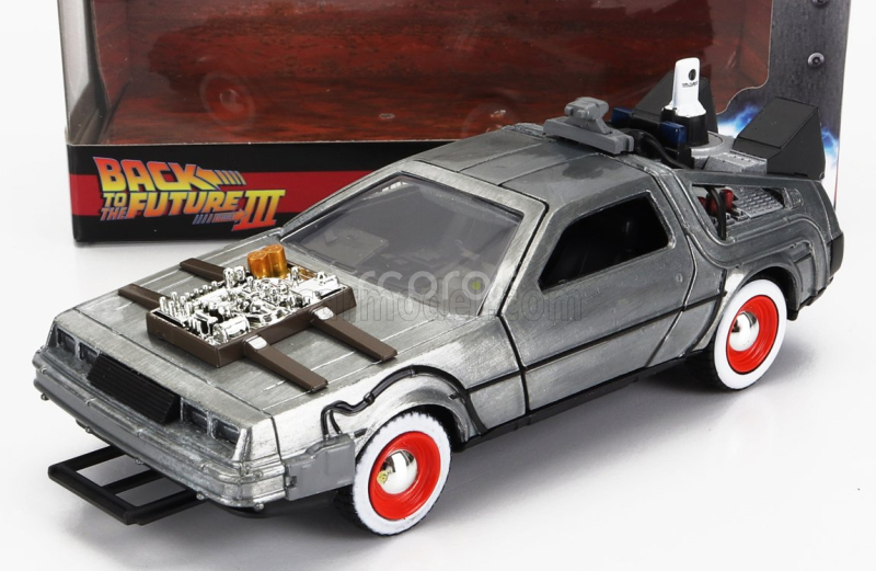 Jada De lorean Time Machine - Back To The Future 3 - Ritorno Al Futuro 3 1:32 Silver
