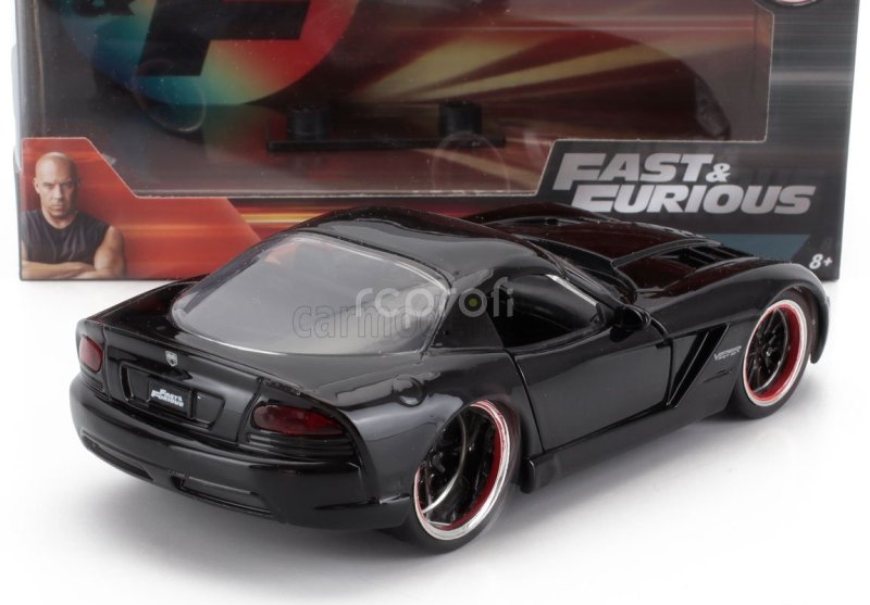 Jada Dodge Letty's Viper Srt-10 Coupe 2003 - Fast & Furious 7 1:32 Black