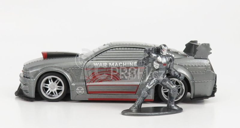 Jada Ford usa Mustang Coupe 2006 With War Machine Figure 1:32 Grey