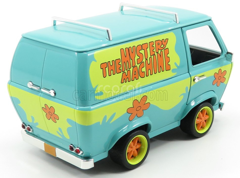 Jada Hanna barbera Scooby-doo The Mystery Van Machine With Shaggy And Scooby-doo Figures 1:24 Světle Modrá Žlutá