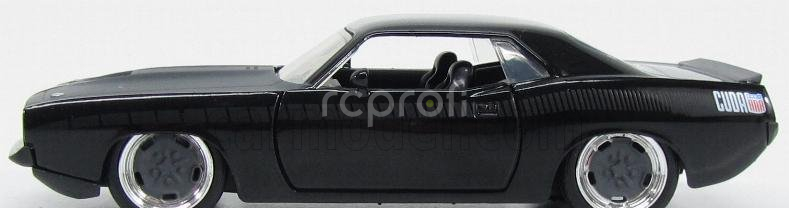 Jada Plymouth Letty's Barracuda 440 Coupe 1969 - Fast & Furious 7 - 2015 1:32 Černá Šedá