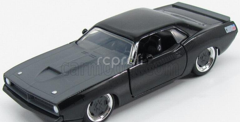 Jada Plymouth Letty's Barracuda 440 Coupe 1969 - Fast & Furious 7 - 2015 1:32 Černá Šedá