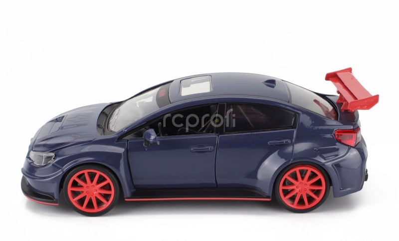 Jada Subaru Wrx Sti Whitebody With Jujutsu Kaisen Yuji Itadori Figure 2016 1:24 Grey