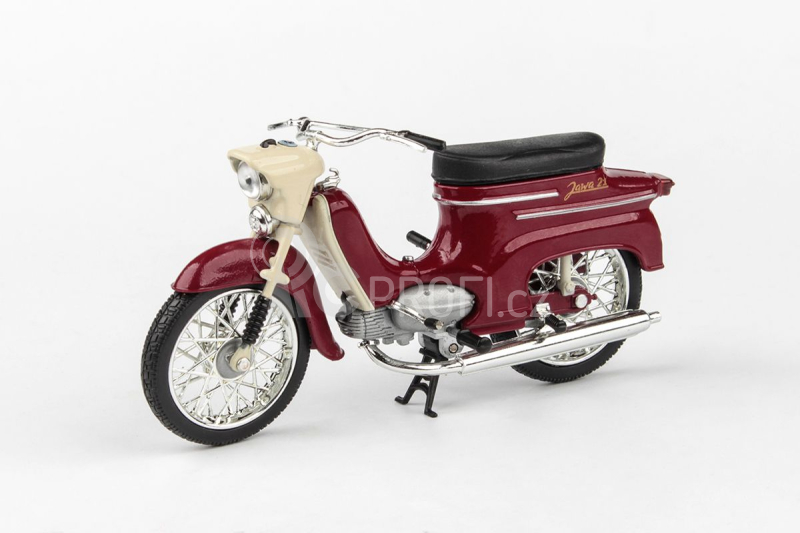 Abrex Jawa 50 Pionýr typ 21 (1967) 1:18 - Tmavě Červená