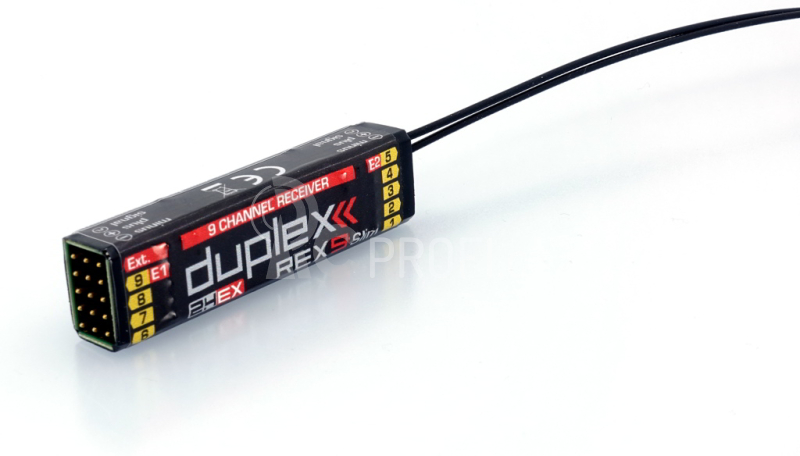 JETI DUPLEX REX 9 Slim 2,4Ghz přijímač