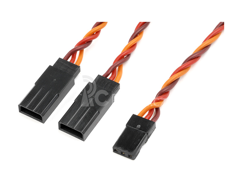 Kabel serva Y kroucený JR HD 22AWG 30cm