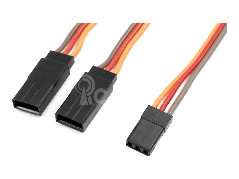 Kabel serva Y plochý JR 22AWG 15cm