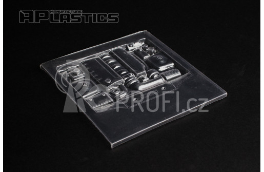 Karoserie APlastics - GM LS2 Engine Bay - 1/10