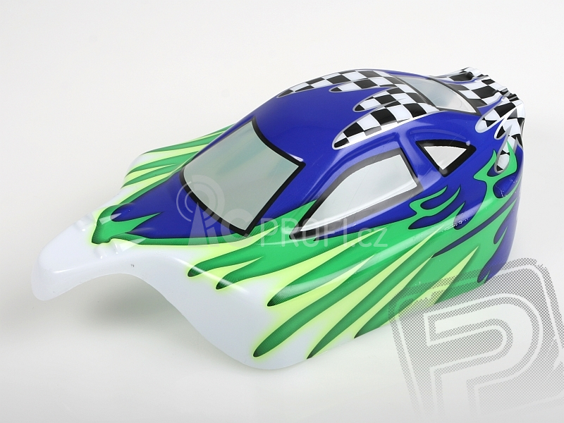 Karosérie lakovaná Himoto Buggy 1:10 (modro-zeleno-bílá)