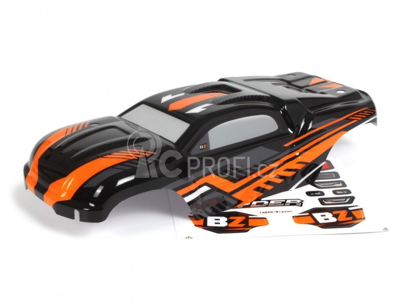 Karoserie lakovaná ST Černo/Oranžová 1/16