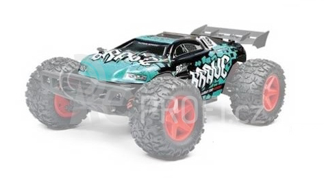 Karoserie pro RC auto Pioneer Brave, černozelená