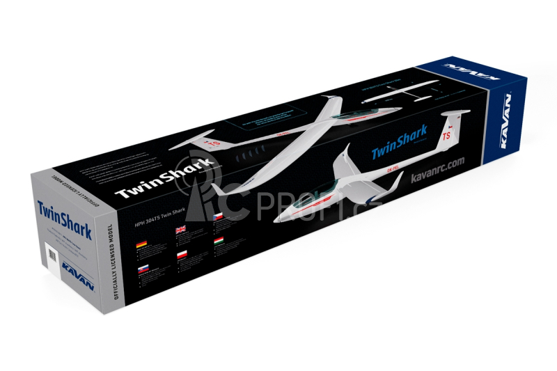 RC letadlo KAVAN 304TS TwinShark 2700mm - ARF