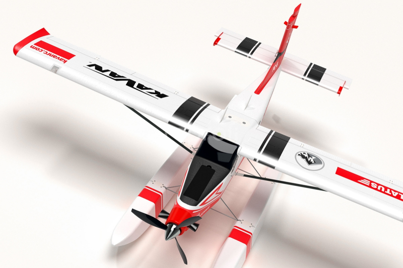 RC letadlo KAVAN Pilatus PC-6 Porter 1500mm ARF, červená