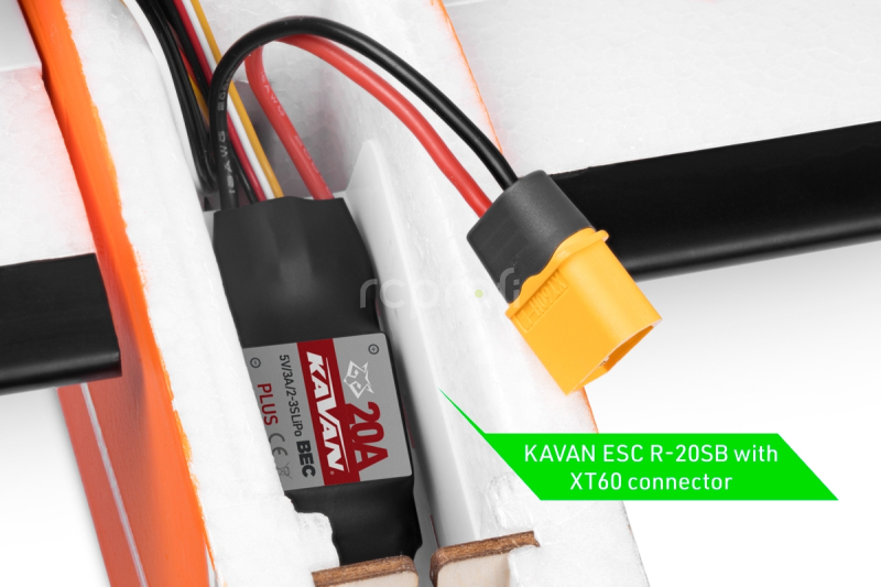 KAVAN Twisty 1512mm - oranžová