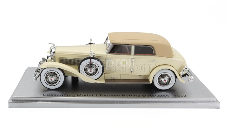 Kess-model Duesenberg Model J Torpedo Berline Rollston 1932 1:43 2 Tone Cream