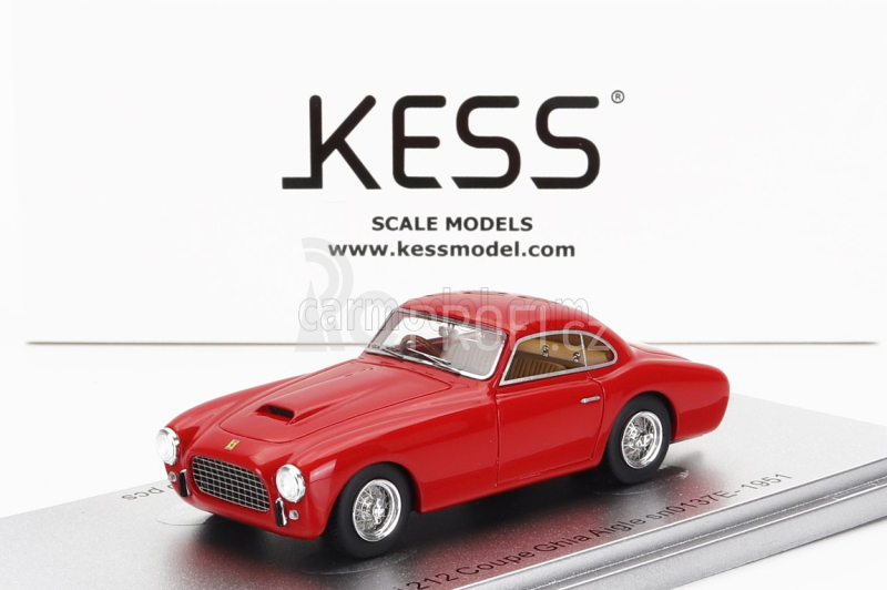 Kess-model Ferrari 212 Ghia Aigle Sn.0137e Coupe 1951 1:43 Red
