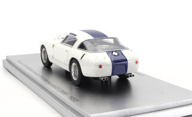 Kess-model Ferrari 250mm Sn0312mm Berlinetta Pininfarina 1953 1:43 Bílá Modrá