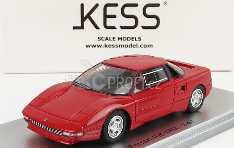 Kess-model Ferrari 408 4rm 1987 1:43 Red