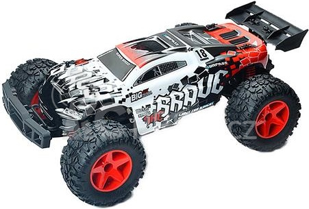 RC auto Pioneer Brave, bíločervená
