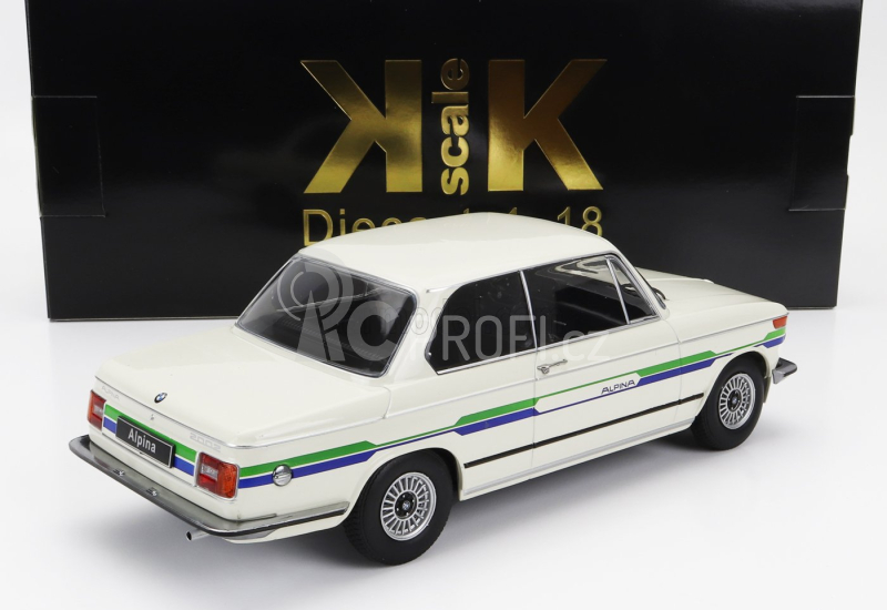 Kk-scale BMW 2002 Alpina 1974 1:18 Bílá