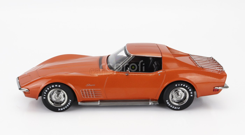 Kk-scale Chevrolet Corvette C3 1972 - With Removable Roof Parts 1:18 Orange