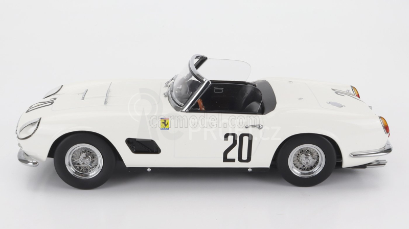 Kk-scale Ferrari 250 Gt Swb 3.0l V12 California Spider Team Nart N 20 1:18, bílá