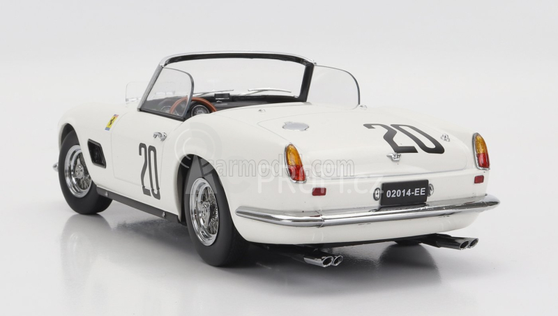 Kk-scale Ferrari 250 Gt Swb 3.0l V12 California Spider Team Nart N 20 1:18, bílá