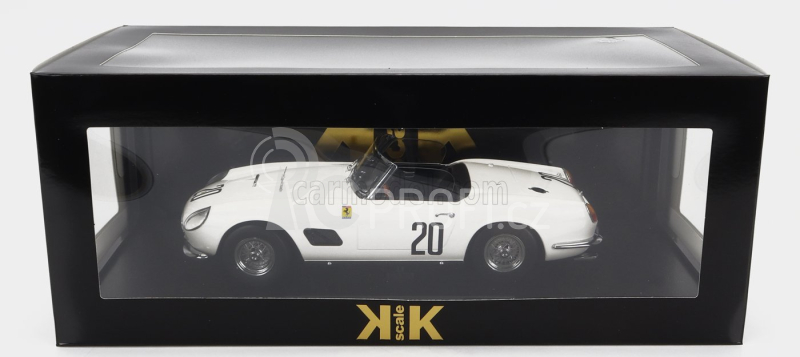 Kk-scale Ferrari 250 Gt Swb 3.0l V12 California Spider Team Nart N 20 1:18, bílá