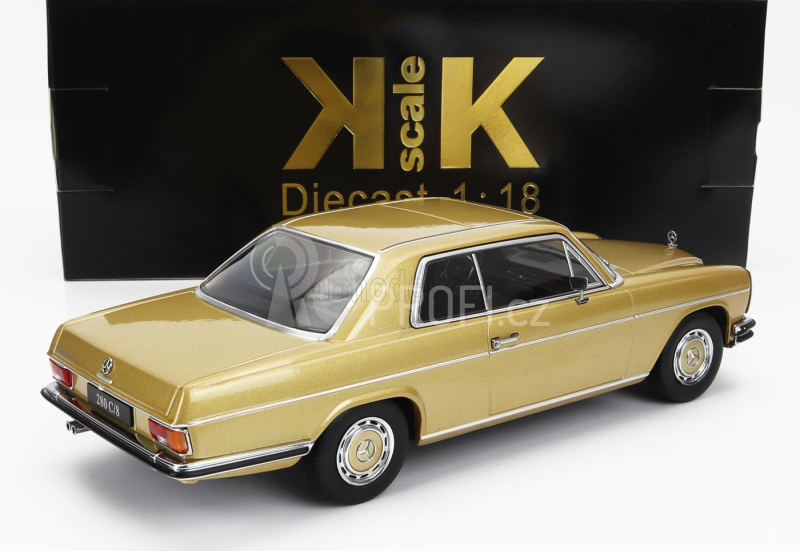 Kk-scale Mercedes benz 280c/8 (w114) Coupe 1969 1:18 Gold Met