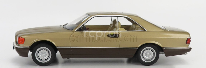 Kk-scale Mercedes benz S-class 500 Sec (c126) Coupe 1987 1:18 Gold Met