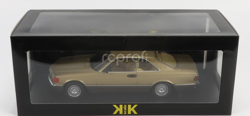 Kk-scale Mercedes benz S-class 500 Sec (c126) Coupe 1987 1:18 Gold Met