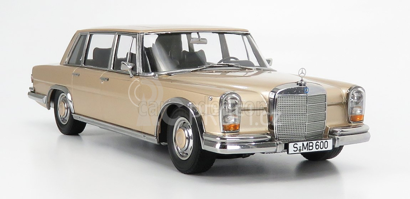 Kk-scale Mercedes benz S-class 600 Pullman (w100) 1963 1:18 Gold Met
