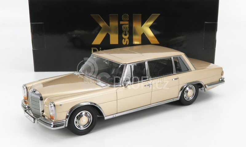 Kk-scale Mercedes benz S-class 600 Pullman (w100) 1963 1:18 Gold Met