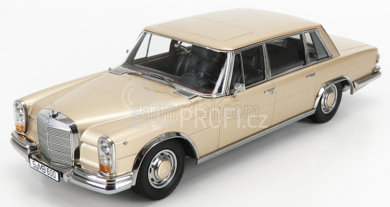 Kk-scale Mercedes benz S-class 600 Pullman (w100) 1963 1:18 Gold Met