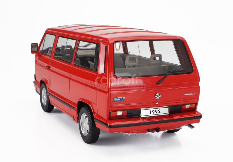 Kk-scale Volkswagen T3 Multivan Minibus (last Edition) 1992 1:18 Red