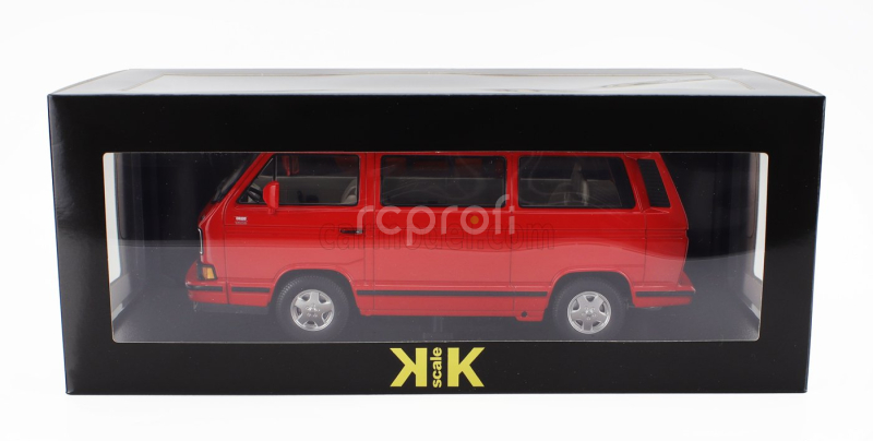 Kk-scale Volkswagen T3 Multivan Minibus (last Edition) 1992 1:18 Red