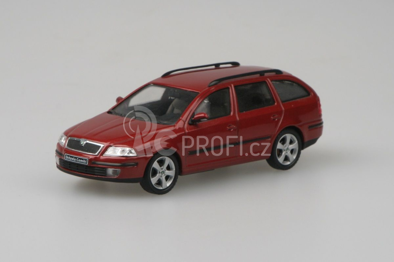 Abrex Škoda Octavia II Combi (2004) 1:43 - Červená Flamenco Metalíza